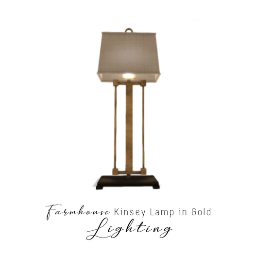 [[PA] Kinsey Lamp - Gold (boxed)