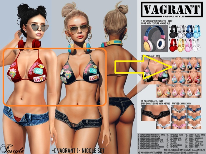 11-[ vagrant ]- Nicole Top - Freya - Silver
