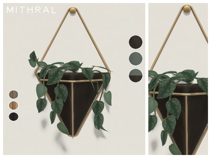 Mithral * Scindapsus Wall Pocket (Pack C)