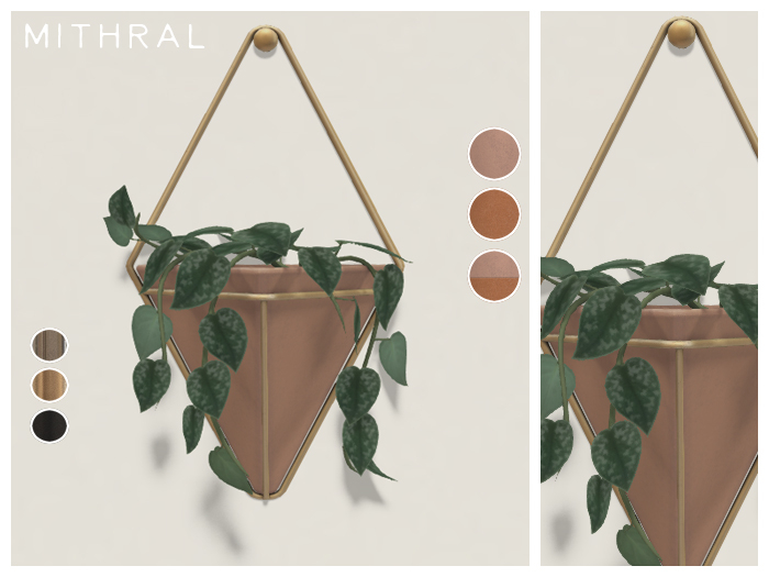 Mithral * Scindapsus Wall Pocket (Pack B)