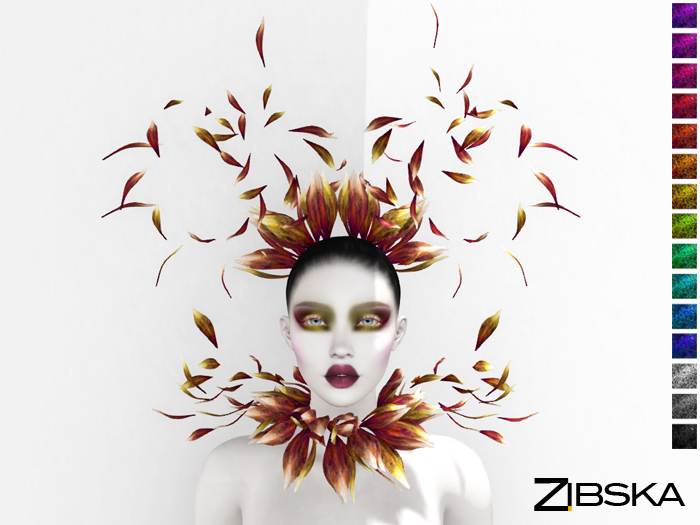 Zibska ~ Chiara Color change headpiece, collar and orbits