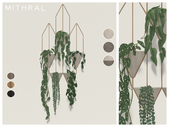 Mithral * Wall Pocket Vine Display Fat Pack