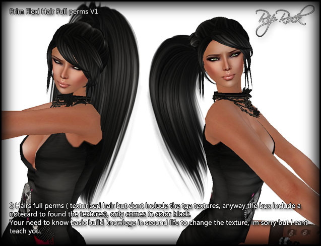 RipRock - Prim flexi hairs full perms v1