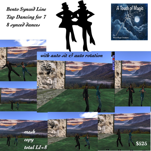 Bento Synced Line dances Tap Dacing for 7 -Box