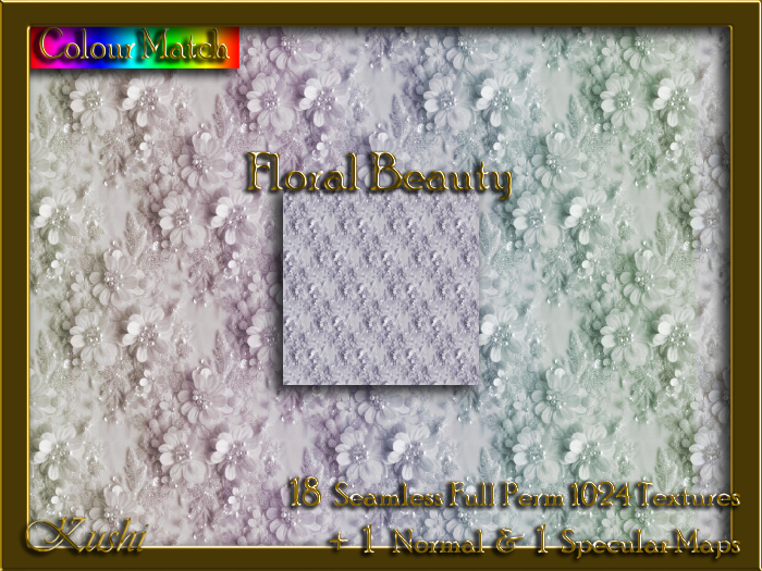 Floral Beauty Seamless Texture Set