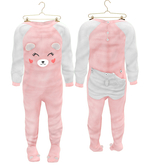 * {.:Little Stars.:} * Teddy Footie PJ - Blush (non-fitted) TD Baby & Bebe