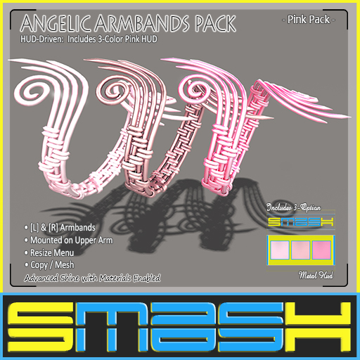 SMASH - Angelic Armbands(Rose) BOXED