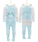 * {.:Little Stars.:} * Teddy Footie PJ - Teal (non-fitted) TD Baby & Bebe