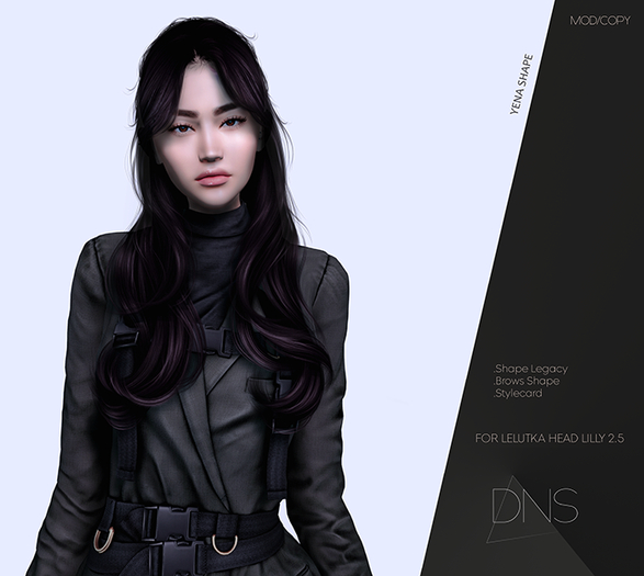 DNS - Yena Shape & Style card Lelutka Lilly 2.5 [Legacy/Maitreya]