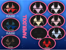 :PaperDoll: Ruffly Kini : Aloha RARE