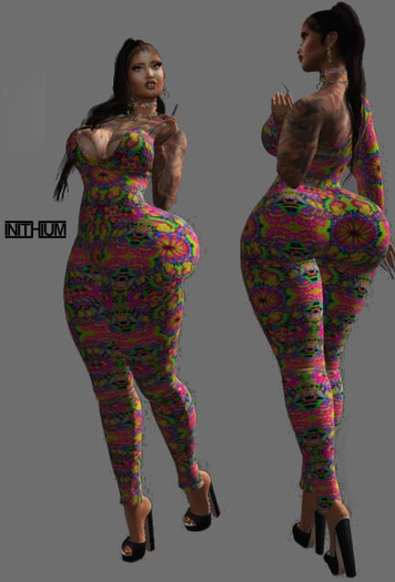 ***Lalas Threads KupaBodysuit Trippy