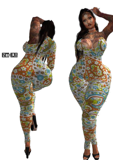 ***LaLas Threads Kupa BodySuit Hippy