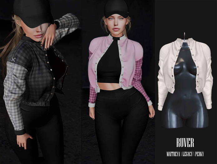 RUVER-Jacket:: Freya-White (M\L)