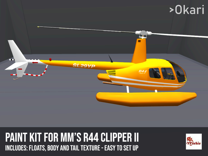 MM R44 Clipper (Orange Paintjob)