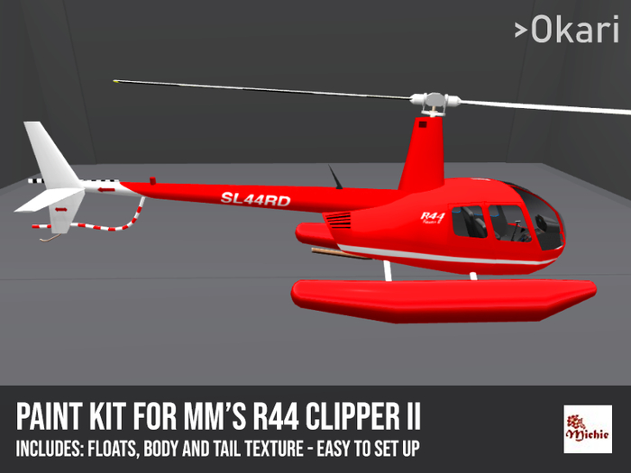 MM R44 Clipper (Red Paintjob)