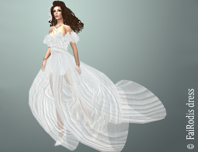 Second Life Marketplace FaiRodis Julia wedding dress+GIFT pack