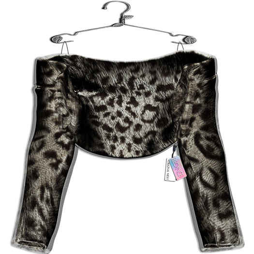 Elegance Boutique - "Sura" - Fur Jacket - BlackLeo - KUPRA & Kupra Kups/ Legacy / Maitreya & Petite / Slink / Belleza 