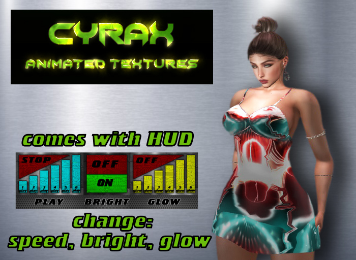 Dress for Maitreya-Animated Texture-Model P8 T5