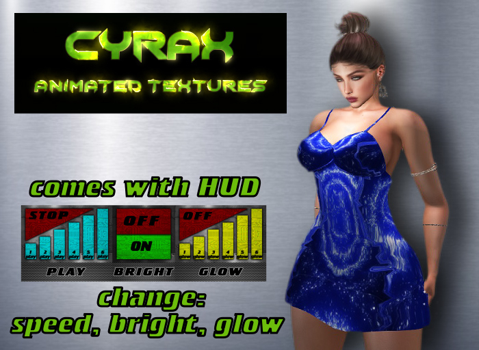 Dress for Maitreya-Animated Texture-Model P8 T8