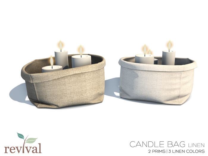 .:revival:. candle bag linen