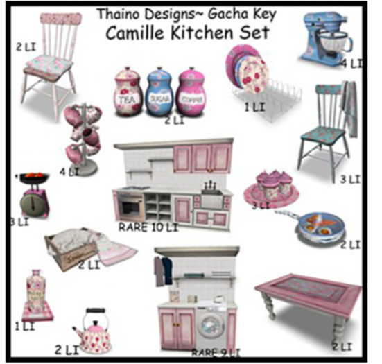 Camille Laundry set RARE