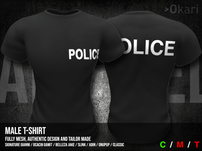 Police Shirt Male