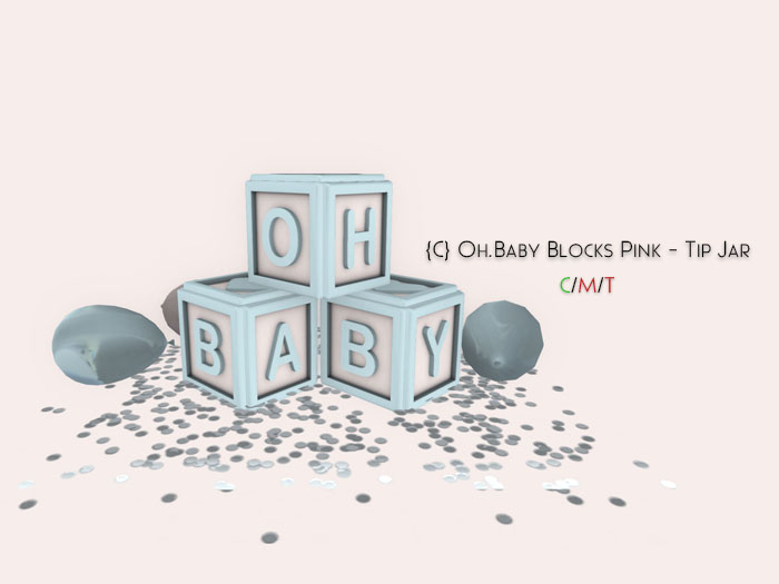 {C} Oh.Baby Blocks Blue - Tip Jar
