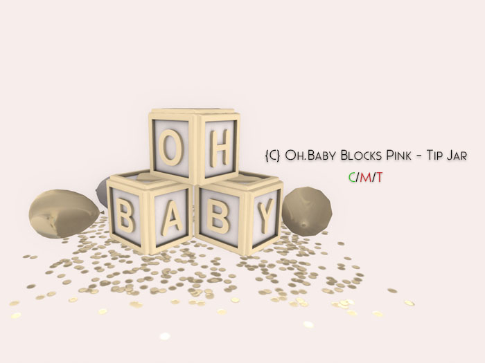 {C} Oh.Baby Blocks Yellow - Tip Jar