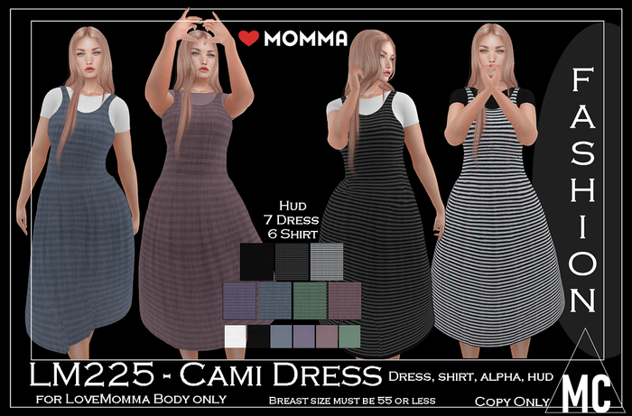 <MC> LM225 - Cami dress (add me)  DEMO