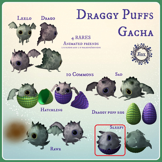 Jinx : Draggy Puffs Sleepy Drago - REZZ me to unpack