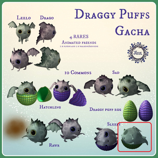 Jinx : Draggy Puffs Sleepy Leelo - REZZ me to unpack