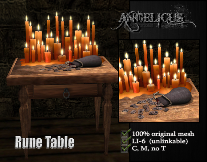 ::ANGELICUS:: Rune table