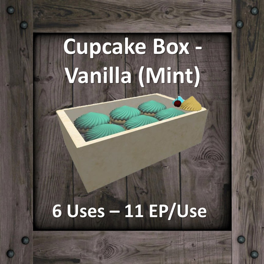 DFS Cupcake Box - Vanilla (Mint) (Texture)