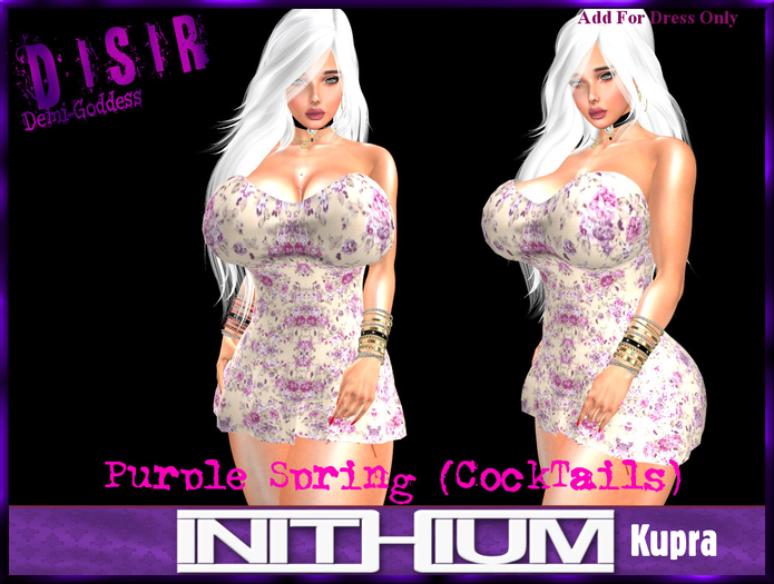 ~Disir DG~Purple Spring (CockTails) Dress (BOXED)