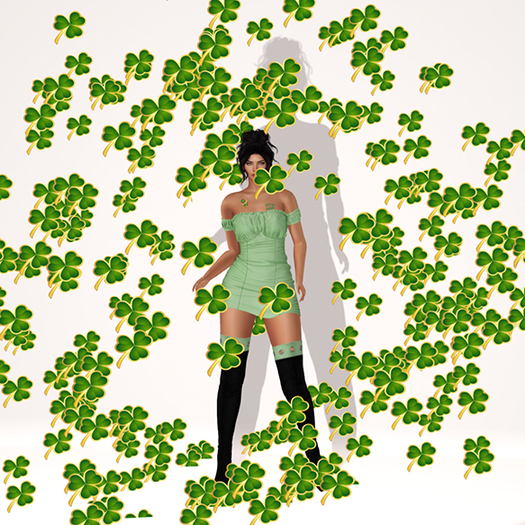St. Patrick's Irish-Shamrock poofer- wear me