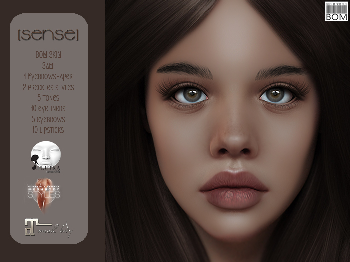 [SNS.BOU] Sami SKIN BOM Tone 05 (ADD) MAITREYA LEGACY LELUTKA