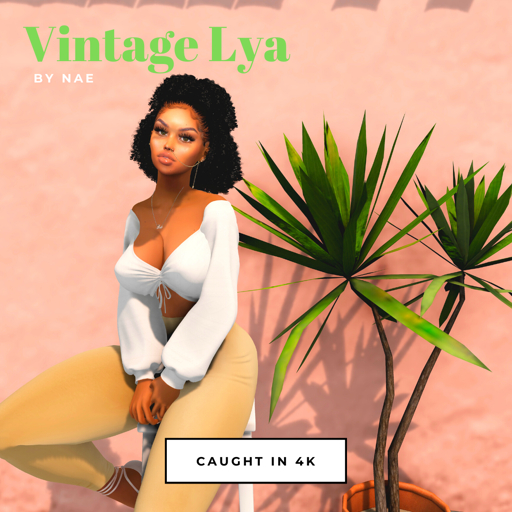 Caught in 4k - Vintage Lya Pose + Stool