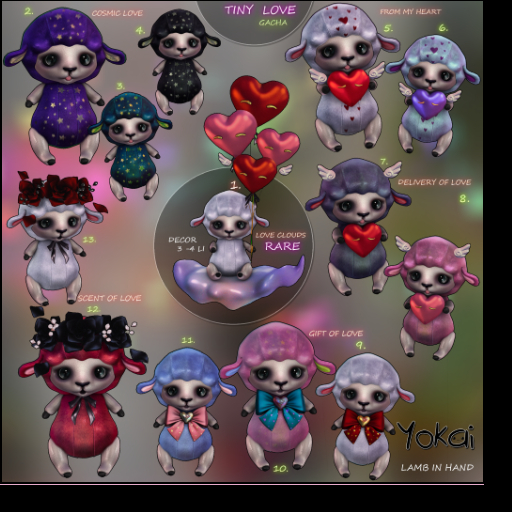 6. YOKAI - Tiny Love GACHA - From My Heart Lamb (ice)
