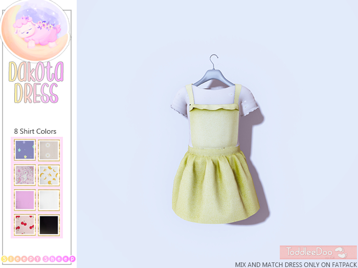 Sleepy Sheep. Dakota Dress Yellow