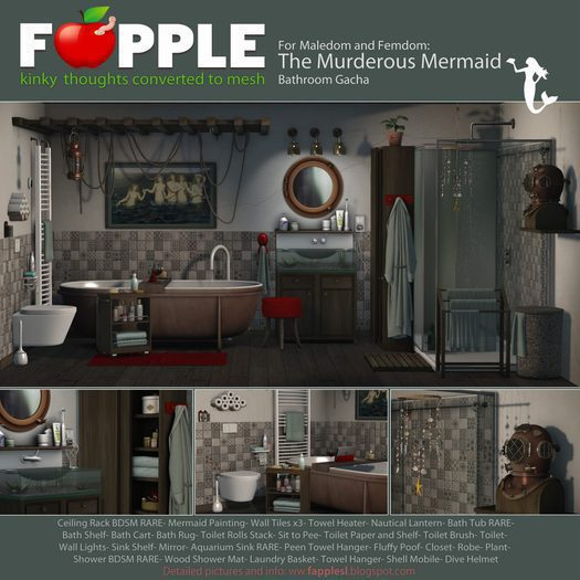 Fapple- MM Gacha- Bath Rug