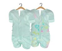 * {.:Little Stars.:} * Satin RompHim - Mint (non-fitted TD Baby/Kid &Bebe)