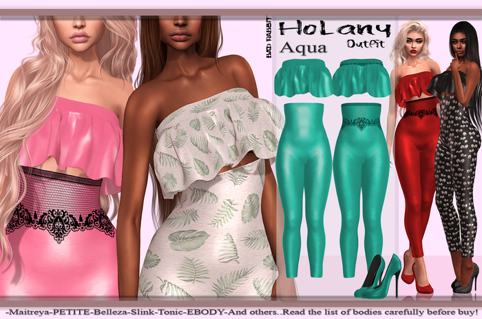 .:Bad Rabbit:. Holany Outfit Aqua