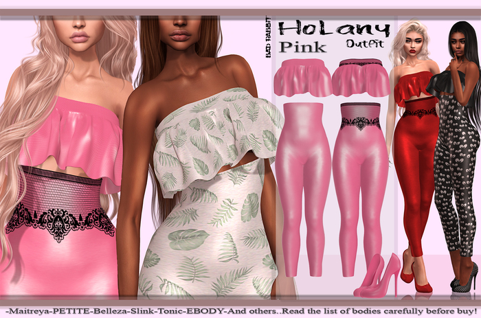 .:Bad Rabbit:. Holany Outfit Pink