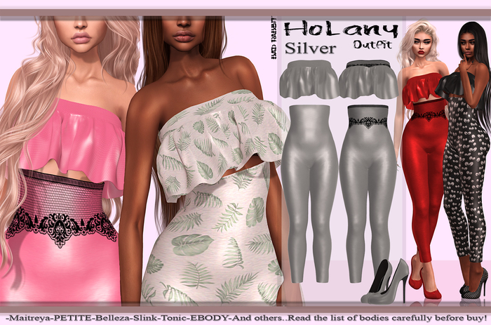 .:Bad Rabbit:. Holany Outfit Silver