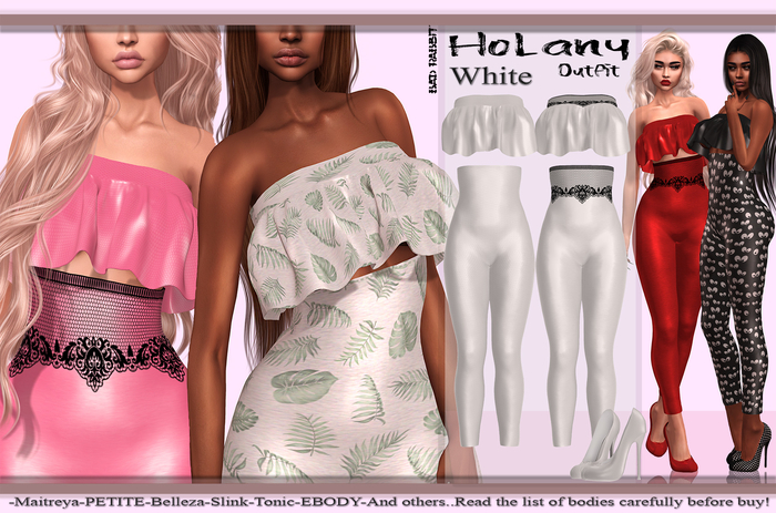 .:Bad Rabbit:. Holany Outfit White