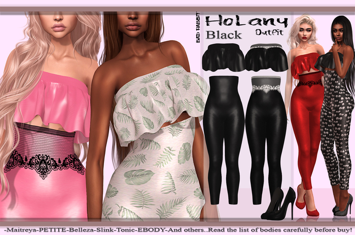 .:Bad Rabbit:. Holany Outfit Black