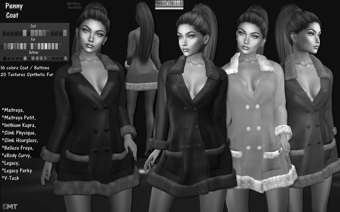 R.F. - Penny - COAT with Hud - Box Demo