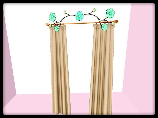 [hp] lily 2 panel curtain - sand