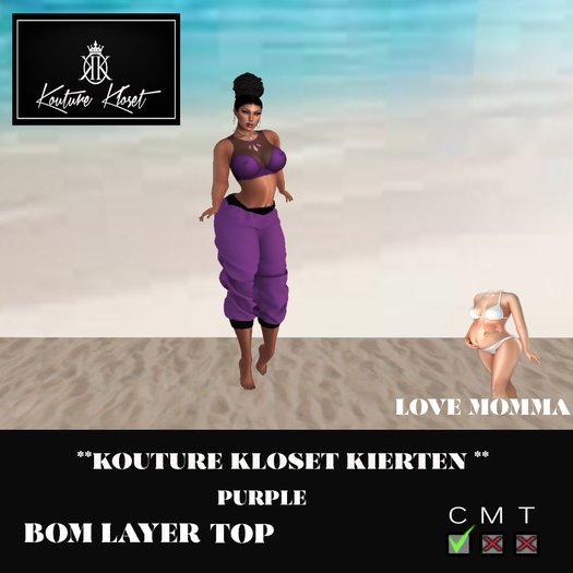 *KK Kiresten Top ADD ME Purple