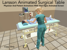 Surgical Table With Menu Selected Medical Animations!